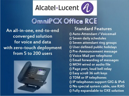 OmniPCX Office Rich Communication EditionModular, flexible and scalable to meet the needs of SMBs from 5 to 200 users -