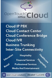 OpenTouch Enterprise Cloud from ICON Cloud Solutions is a flexible hosted communications and collaboration solution that offers end-to-end enterprise-grade services with more features and options compared to competitive products.
